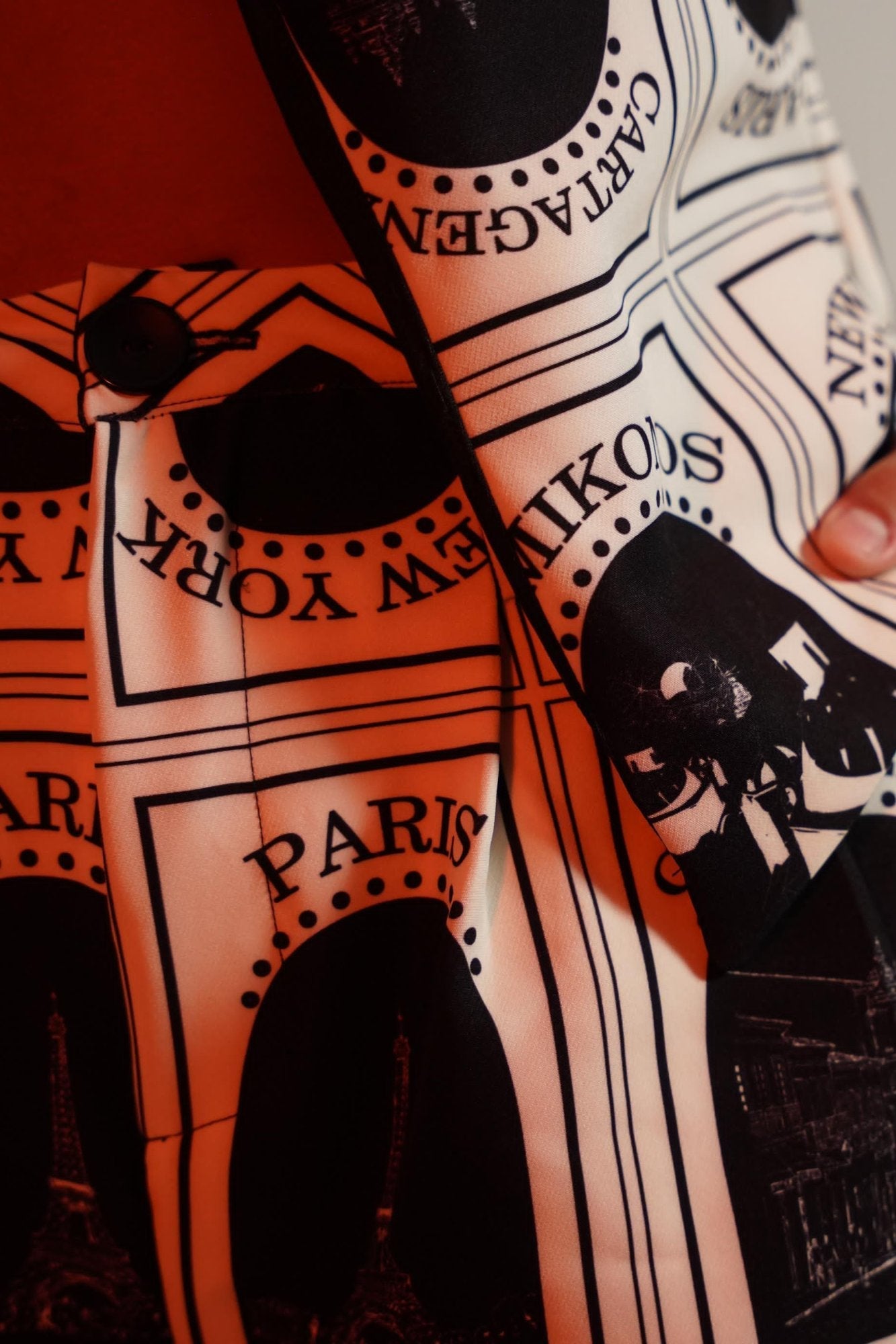 Conjunto set chaleco y short en noche de viena - Cartagening