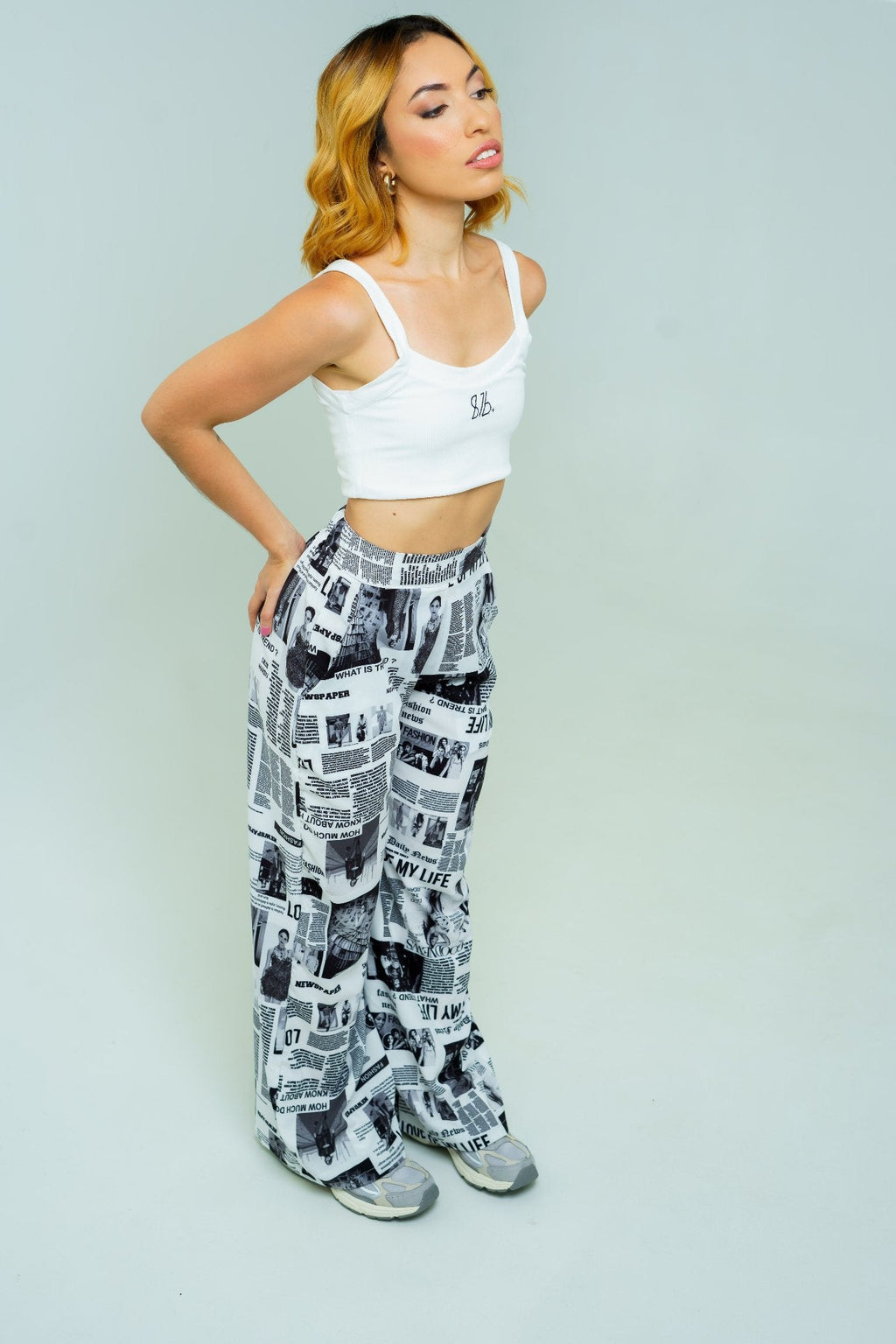 Conjunto set camisa y pantalón en seda mango - Magazine